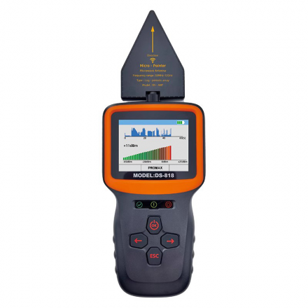 Detector Profesional de Microfoane, Camere, Localizatoare GPS – DS-PRO AI – 50Mhz – 12GHz [DS818]